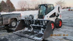 Skid Steer Snow Plow